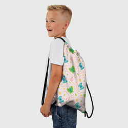 Рюкзак-мешок Прекрасные бабочки, цвет: 3D-принт — фото 2