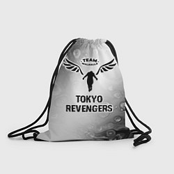 Мешок для обуви Tokyo Revengers glitch на светлом фоне