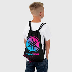 Рюкзак-мешок Yamaha - neon gradient, цвет: 3D-принт — фото 2