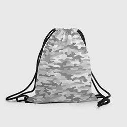 Рюкзак-мешок Камуфляж серый, цвет: 3D-принт