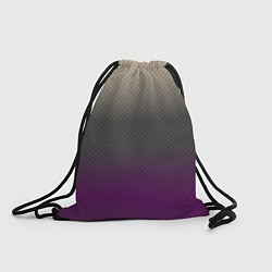 Рюкзак-мешок Фиолетовый и серый дым - Хуф и Ся, цвет: 3D-принт