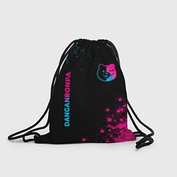 Рюкзак-мешок Danganronpa - neon gradient: надпись, символ, цвет: 3D-принт