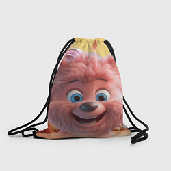 Рюкзак-мешок Веселый медвежонок, цвет: 3D-принт
