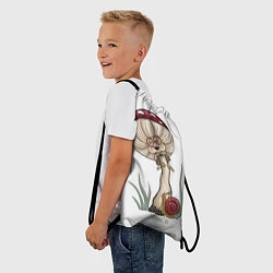 Рюкзак-мешок Хохочущий мухомор, цвет: 3D-принт — фото 2