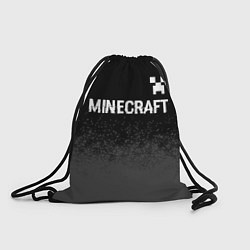 Мешок для обуви Minecraft glitch на темном фоне: символ сверху
