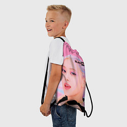 Рюкзак-мешок Роуз блэкпинк, цвет: 3D-принт — фото 2