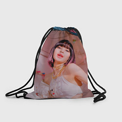 Рюкзак-мешок Lisa Blackpink, цвет: 3D-принт