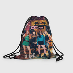 Рюкзак-мешок Blackpink girls poster, цвет: 3D-принт
