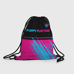 Мешок для обуви Poppy Playtime - neon gradient: символ сверху