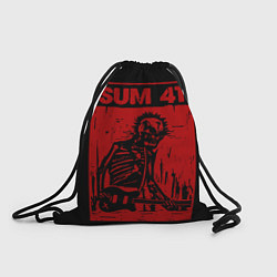 Рюкзак-мешок Sum41 - Skeleton, цвет: 3D-принт