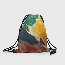 Рюкзак-мешок Мраморная радуга, цвет: 3D-принт