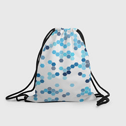Рюкзак-мешок Mood blue, цвет: 3D-принт