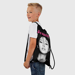 Рюкзак-мешок Blackpink Jennie Portrait, цвет: 3D-принт — фото 2