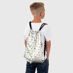 Рюкзак-мешок Маленькие фигурки, цвет: 3D-принт — фото 2
