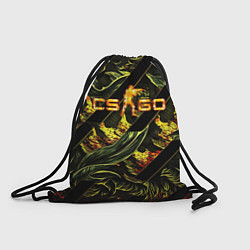 Рюкзак-мешок CS GO fire logo, цвет: 3D-принт