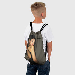 Рюкзак-мешок Blackpink Jennie in cap, цвет: 3D-принт — фото 2