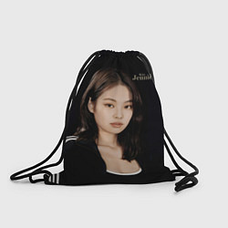 Рюкзак-мешок Blackpink Jennie sportswoman, цвет: 3D-принт