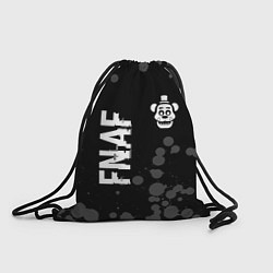 Рюкзак-мешок FNAF glitch на темном фоне: надпись, символ, цвет: 3D-принт