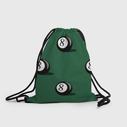 Рюкзак-мешок Крутой бильярдист, цвет: 3D-принт
