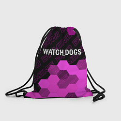 Рюкзак-мешок Watch Dogs pro gaming: символ сверху, цвет: 3D-принт