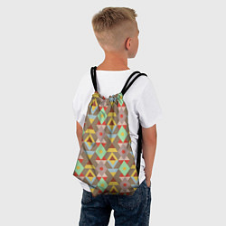 Рюкзак-мешок Фигурный мир, цвет: 3D-принт — фото 2