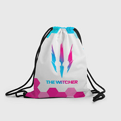 Рюкзак-мешок The Witcher neon gradient style, цвет: 3D-принт