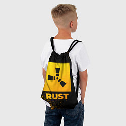 Рюкзак-мешок Rust - gold gradient, цвет: 3D-принт — фото 2