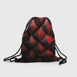 Рюкзак-мешок Объемная текстура красная кожа, цвет: 3D-принт