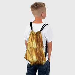 Рюкзак-мешок Золотые переливы, цвет: 3D-принт — фото 2
