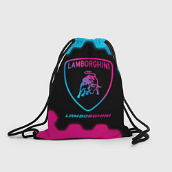 Рюкзак-мешок Lamborghini - neon gradient, цвет: 3D-принт