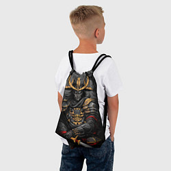 Рюкзак-мешок Тёмный самурай, цвет: 3D-принт — фото 2