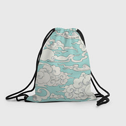 Рюкзак-мешок Fly clouds, цвет: 3D-принт