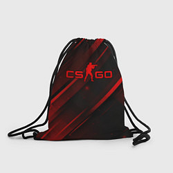 Рюкзак-мешок CS GO red light, цвет: 3D-принт