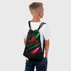 Рюкзак-мешок CS GO green red, цвет: 3D-принт — фото 2