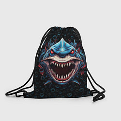 Рюкзак-мешок Evil shark, цвет: 3D-принт