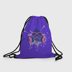 Рюкзак-мешок Противогаз и Брызги чернил, цвет: 3D-принт