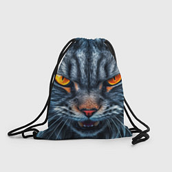 Рюкзак-мешок Angry cat, цвет: 3D-принт