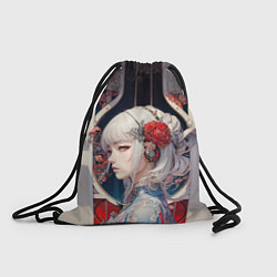 Рюкзак-мешок Девушка-андроид, цвет: 3D-принт
