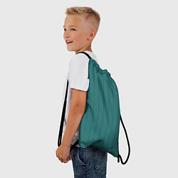 Рюкзак-мешок Полосатый благородны зелёный, цвет: 3D-принт — фото 2