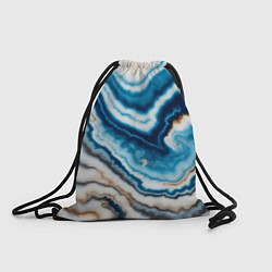 Рюкзак-мешок Разноцветная текстура океанического агата, цвет: 3D-принт