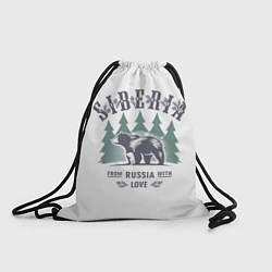 Рюкзак-мешок Сибирь - из России с любовью, цвет: 3D-принт