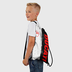 Рюкзак-мешок Ducati - двоичный, цвет: 3D-принт — фото 2