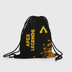 Мешок для обуви Apex Legends - gold gradient: надпись, символ