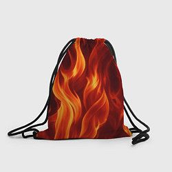 Рюкзак-мешок Костёр на чёрном фоне, цвет: 3D-принт
