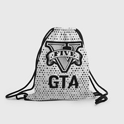 Рюкзак-мешок GTA glitch на светлом фоне, цвет: 3D-принт