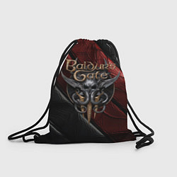 Мешок для обуви Baldurs Gate 3 logo dark