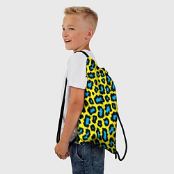 Рюкзак-мешок Кислотный леопард паттерн, цвет: 3D-принт — фото 2