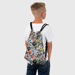 Рюкзак-мешок PopArt, цвет: 3D-принт — фото 2