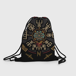 Рюкзак-мешок Рунический компас Вегвизир, цвет: 3D-принт
