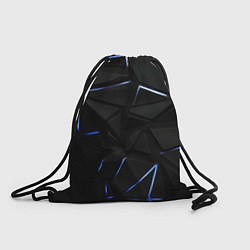 Рюкзак-мешок Black texture neon line, цвет: 3D-принт